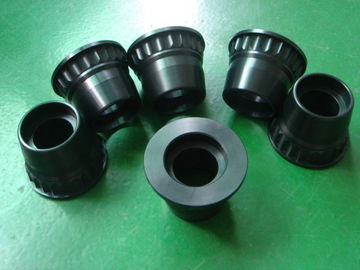 อะไหล่ CNC เครื่องจักรความแม่นยำ Knurling ด้วยสีดำ Anodized สำหรับชิ้นส่วนเครื่องพิมพ์