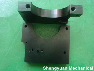 DIN / JI มาตรฐานแม่นยำกลึงมิลลิ่งอะไหล่สีดำ Anodize ที่กำหนดเอง Al6061