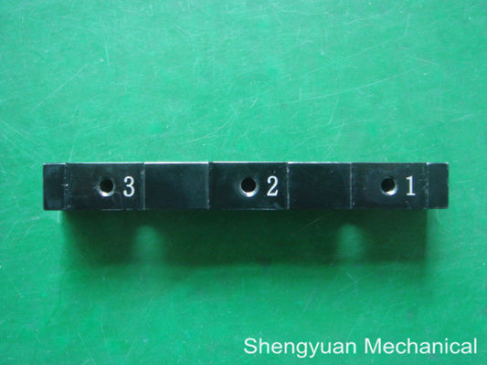 Ra1.6 CNC กลึงดำสังกะสีเหล็กสไลด์เครื่องมือเมา