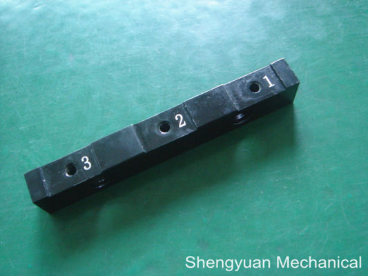 Ra1.6 CNC กลึงดำสังกะสีเหล็กสไลด์เครื่องมือเมา