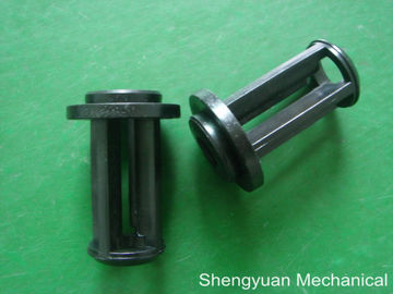 ที่กำหนดเองพลาสติก CNC Precision Machining, ดำ POM / Derlin กระดูกสันหลังฉีด