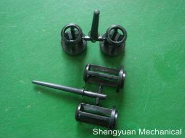 ที่กำหนดเองพลาสติก CNC Precision Machining, ดำ POM / Derlin กระดูกสันหลังฉีด