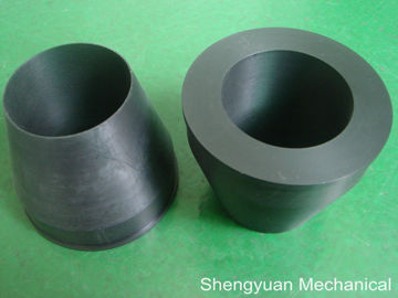 ดำ Derlin / POM พลาสติกแม่นยำเปิดส่วนหลักของอะแดปเตอร์ลิ่ม