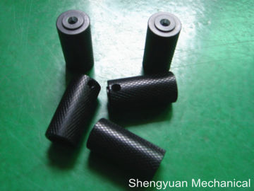 alumunium CNC Turning แม่นยำอะไหล่ลูกบิด M8 ยาวสีดำ Anodize