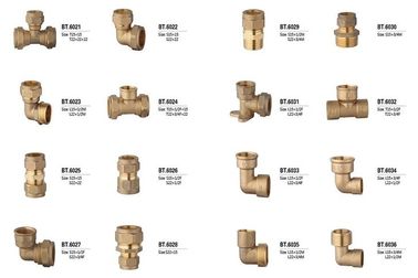 สีเหลืองที่กำหนดเอง CNC เครื่องจักรความแม่นยำ, การบีบอัดทองเหลืองนิกเกิล / Chrome Plated