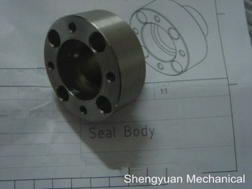 SUS304 CNC Turning แม่นยำอะไหล่ซีลเพลาร่างกายสำหรับผู้ให้บริการคอมเพรสเซอร์ซีล