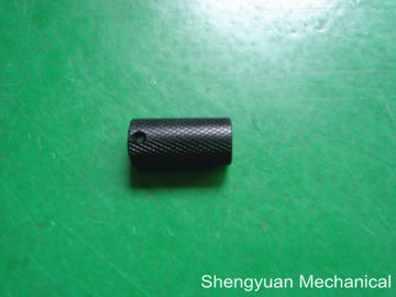 อโนไดซ์ซีเอ็นซีเครื่องจักรความแม่นยำดำ Anodize Alumunium แขนยาวลูกบิด M8