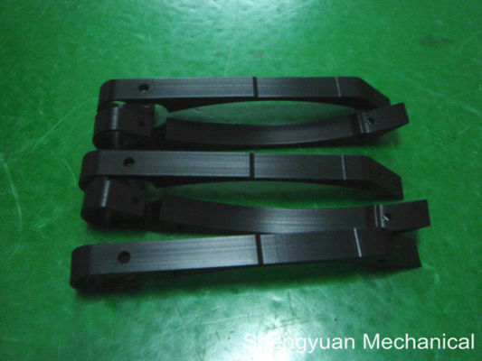 สีดำ Anodized CNC เครื่องจักรความแม่นยำโหลดยามนิ้วอลูมิเนียม 6061-T6