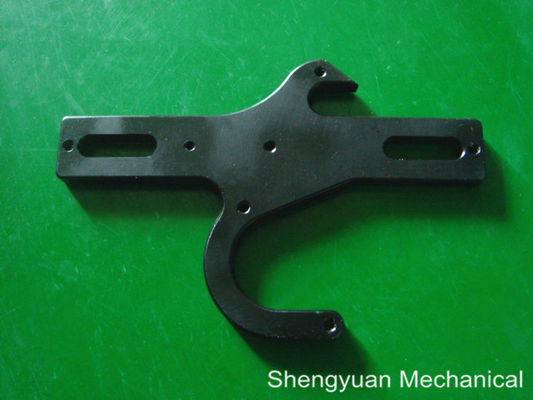 Al6061 CNC อะไหล่เครื่องจักรความแม่นยำโหลดสลักประตูกับโนไดซ์สีดำ