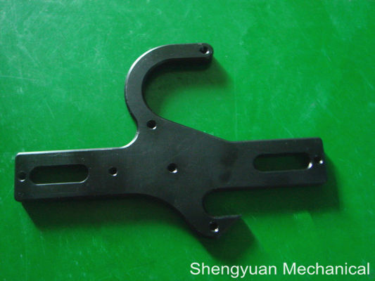 Al6061 CNC อะไหล่เครื่องจักรความแม่นยำโหลดสลักประตูกับโนไดซ์สีดำ