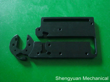 AL6061 CNC เครื่องจักรความแม่นยำ Clab มอเตอร์เฮดเมาดำ Anodize