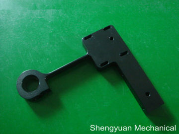 สีดำ Anodize CNC ความแม่นยำจักรอะไหล่ AL6061 Flexture บ้าน 0.005mm - 0.01mm