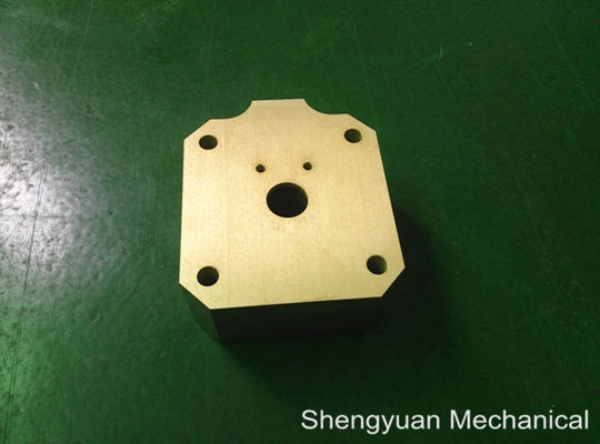 เย็นแปลง CNC เครื่องจักรความแม่นยำอลูมิเนียม 5083 powdercoat โกลเด้นสีเหลืองที่อยู่อาศัย