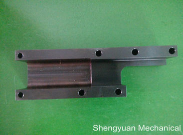 4140 Prehard CNC อะไหล่เครื่องจักรความแม่นยำแบริ่งบล็อกที่มีสีดำออกไซด์