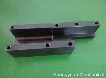 4140 Prehard CNC อะไหล่เครื่องจักรความแม่นยำแบริ่งบล็อกที่มีสีดำออกไซด์