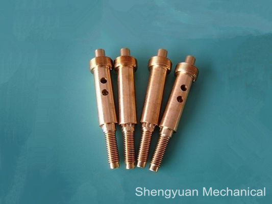 สแตนเลส / ทองเหลืองฟิตติ้งสกรู CNC เครื่องจักรความแม่นยำเพลา Rivet อ่อนนุช