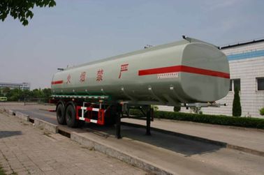 30000L 2 Axle เหล็กเคมีเหลวถังรถบรรทุกขนส่งก๊าซ / ดีเซล