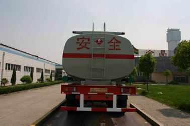 30000L 2 Axle เหล็กเคมีเหลวถังรถบรรทุกขนส่งก๊าซ / ดีเซล