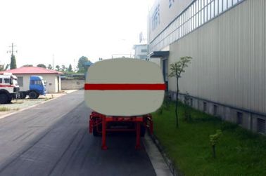 30000L 2 Axle เหล็กเคมีเหลวถังรถบรรทุกขนส่งก๊าซ / ดีเซล