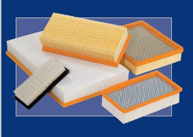 PU กรองอากาศจีบ / เครื่องกรองเครื่องจักร 350mm กว้าง