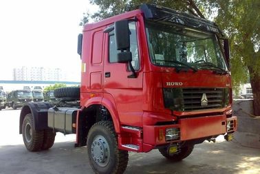 ISO CCC SINOTRUK 4 x 4 ทั้งหมดล้อรถบรรทุก HOWO TRACTOR รถบรรทุกพ่วง 20-70 ครั้ง EUROII / III LHD หรือ RHD 260-420HP
