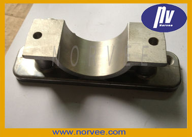 พลาสติก / อลูมิเนียม POM CNC อะไหล่เครื่องจักรความแม่นยำกับชุบนิกเกิล