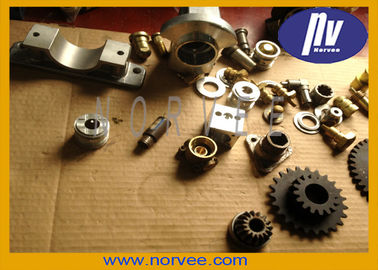 พลาสติก / อลูมิเนียม POM CNC อะไหล่เครื่องจักรความแม่นยำกับชุบนิกเกิล
