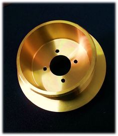 เครื่องจักรซีเอ็นซี Preciaion ทองเหลืองอะไหล่หันทหาร, 0.005mm Cylindricity