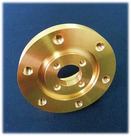 เครื่องจักรซีเอ็นซี Preciaion ทองเหลืองอะไหล่หันทหาร, 0.005mm Cylindricity