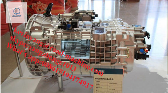 2600RPM Sinotruk อะไหล่ 10Forward ความเร็ว 2 ย้อนกลับความเร็วในการส่ง / กระปุก