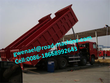 HOWO 8x4 Heavy Duty Dump Truck 50ton Tipper truck รถบรรทุกดินทราย 10 ล้อ HYVA Hdraulic ยกระบบ