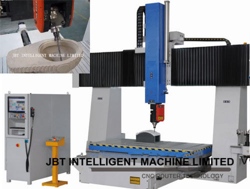 เครื่องมือ Auto เปลี่ยนอัจฉริยะ 5 แกน CNC Router Machining Center